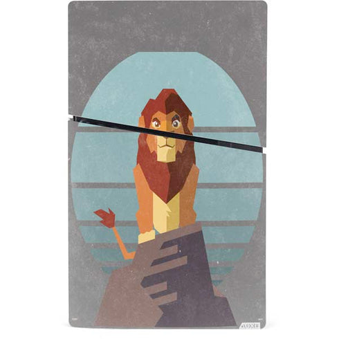 Disney The Lion King Simba On Pride Rock PS5 Slim Digital Edition Bundle Skin