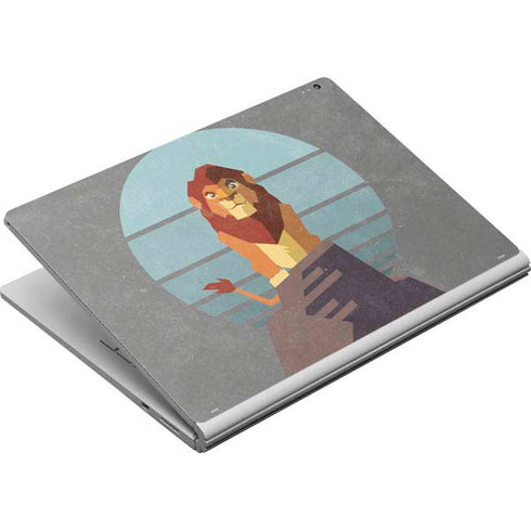 Disney The Lion King Simba On Pride Rock Surface Book Skin