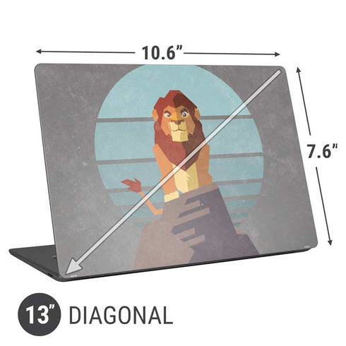 Disney The Lion King Simba On Pride Rock Universal Laptop 13in (10.6 x 7.6in) Skin
