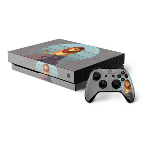 Disney The Lion King Simba On Pride Rock Xbox One X Bundle Skin