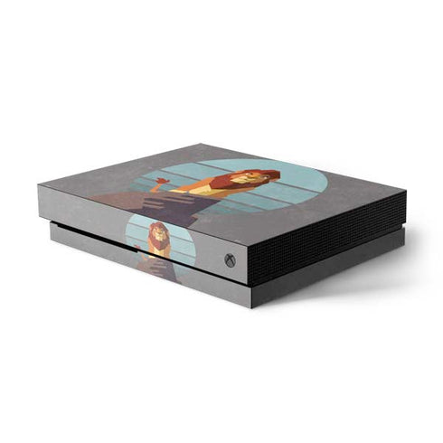 Disney The Lion King Simba On Pride Rock Xbox One X Console Skin
