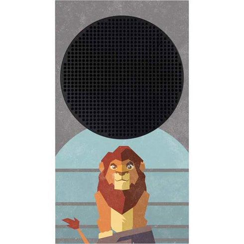 Disney The Lion King Simba On Pride Rock Xbox Series S Console Skin