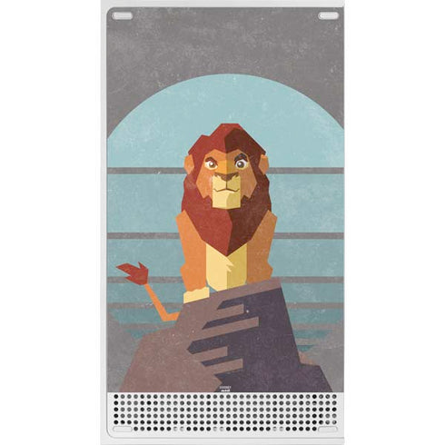 Disney The Lion King Simba On Pride Rock Xbox Series S Console Skin