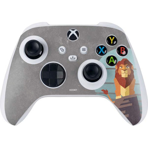 Disney The Lion King Simba On Pride Rock Xbox Series S Controller Skin