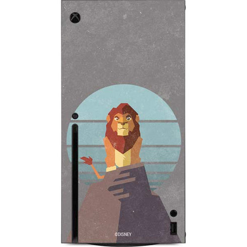 Disney The Lion King Simba On Pride Rock Xbox Series X Console Skin