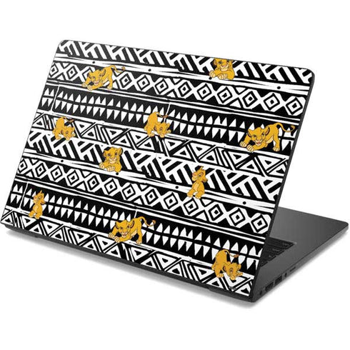 Disney The Lion King Simba Tribal Print Dell Chromebook Skin