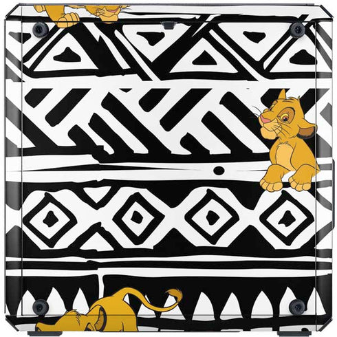 Disney The Lion King Simba Tribal Print Cooler Master MasterBox Q300L Mini Tower Skin