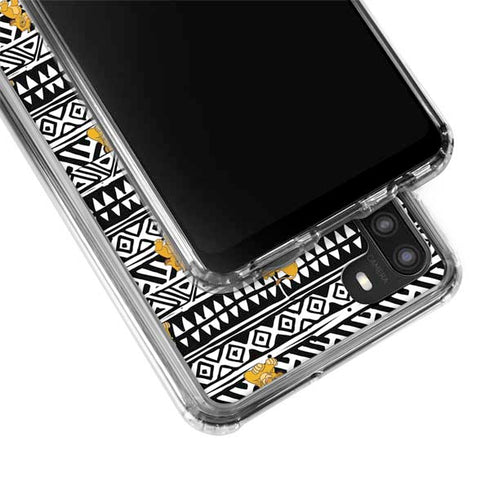 Disney The Lion King Simba Tribal Print Galaxy A21 Clear Case