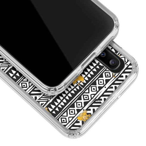 Disney The Lion King Simba Tribal Print Galaxy A30 Clear Case