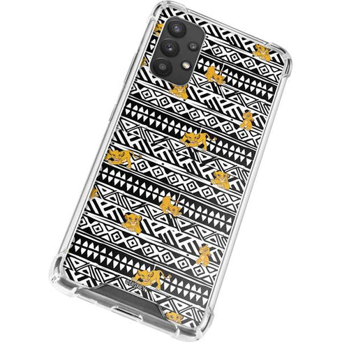 Disney The Lion King Simba Tribal Print Galaxy A32 5G Clear Case