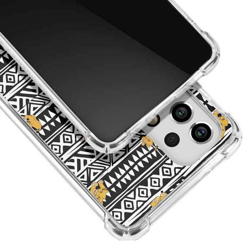 Disney The Lion King Simba Tribal Print Galaxy A53 5G Clear Case