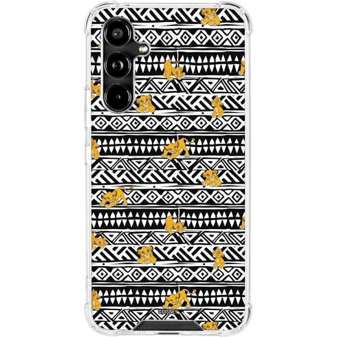 Disney The Lion King Simba Tribal Print Galaxy A54 5G Clear Case