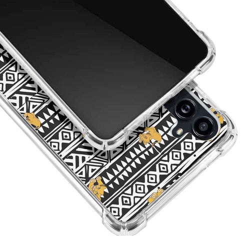 Disney The Lion King Simba Tribal Print Galaxy A54 5G Clear Case