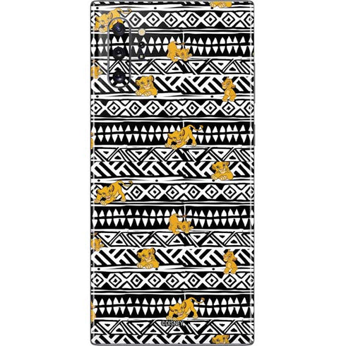 Disney The Lion King Simba Tribal Print Galaxy Note 10 Plus Skin