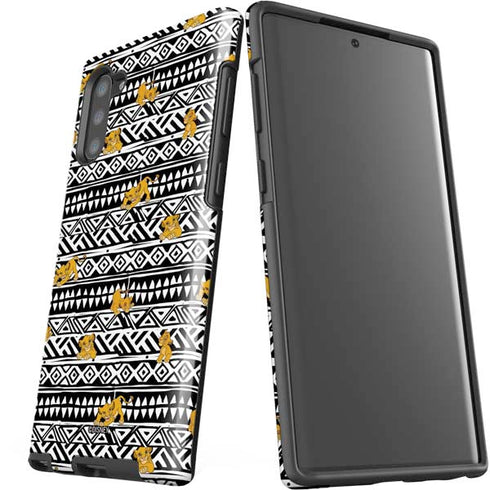 Disney The Lion King Simba Tribal Print Galaxy Note 10 Pro Case