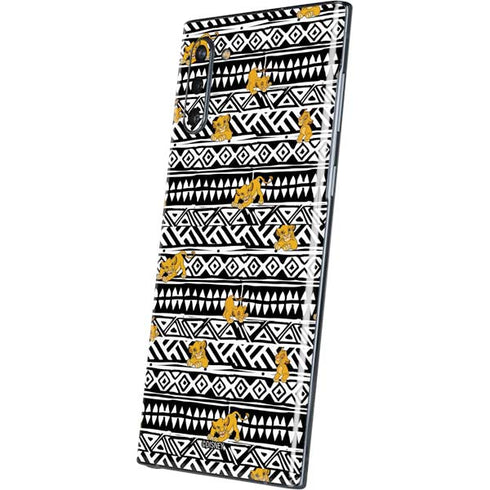 Disney The Lion King Simba Tribal Print Galaxy Note 10 Skin
