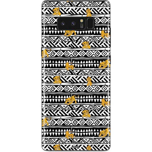 Disney The Lion King Simba Tribal Print Galaxy Note 8 Skin
