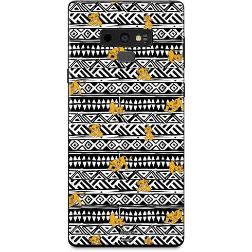 Disney The Lion King Simba Tribal Print Galaxy Note 9 Skin
