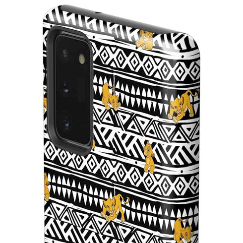Disney The Lion King Simba Tribal Print Galaxy Note20 5G Pro Case