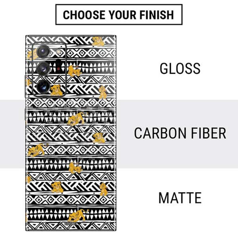Disney The Lion King Simba Tribal Print Galaxy Note20 Ultra 5G Skin