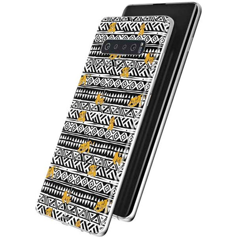 Disney The Lion King Simba Tribal Print Galaxy S10 Skin