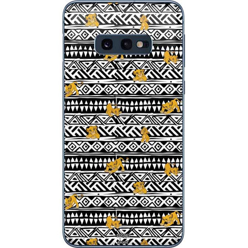 Disney The Lion King Simba Tribal Print Galaxy S10e Skin