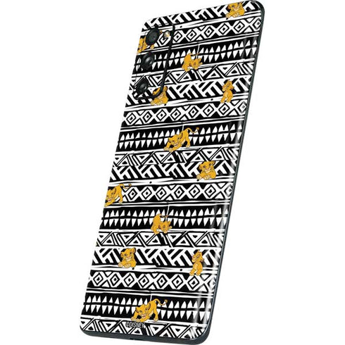 Disney The Lion King Simba Tribal Print Galaxy S20 Fan Edition Skin