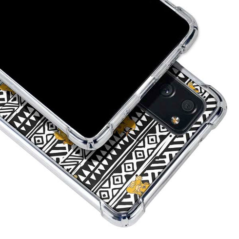 Disney The Lion King Simba Tribal Print Galaxy S20 FE Clear Case