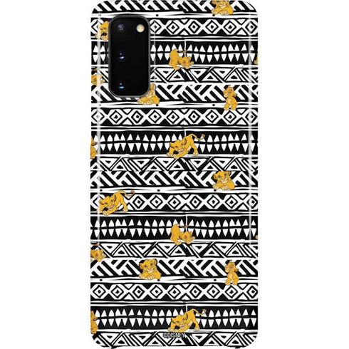 Disney The Lion King Simba Tribal Print Galaxy S20 Lite Case