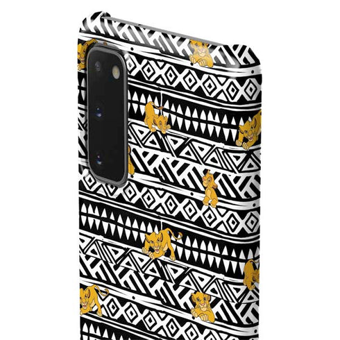 Disney The Lion King Simba Tribal Print Galaxy S20 Lite Case