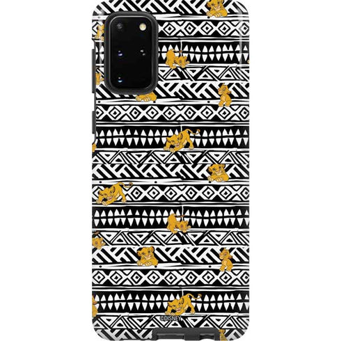 Disney The Lion King Simba Tribal Print Galaxy S20 Plus Pro Case