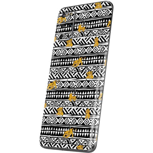 Disney The Lion King Simba Tribal Print Galaxy S20 Plus Skin