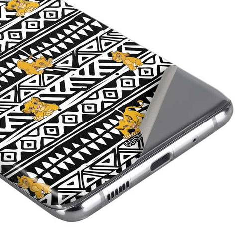 Disney The Lion King Simba Tribal Print Galaxy S20 Plus Skin