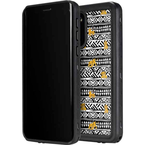 Disney The Lion King Simba Tribal Print Galaxy S20 Plus Waterproof Case