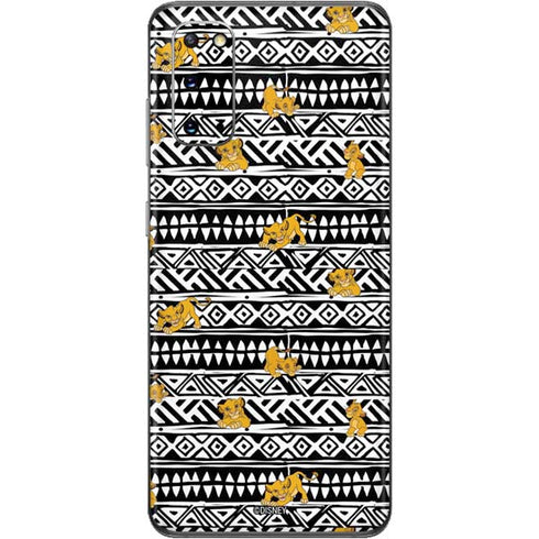 Disney The Lion King Simba Tribal Print Galaxy S20 Skin