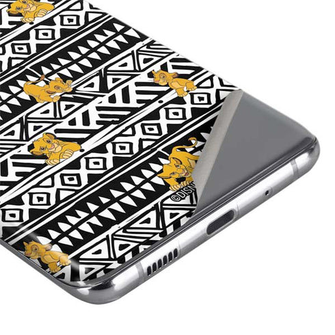 Disney The Lion King Simba Tribal Print Galaxy S20 Skin