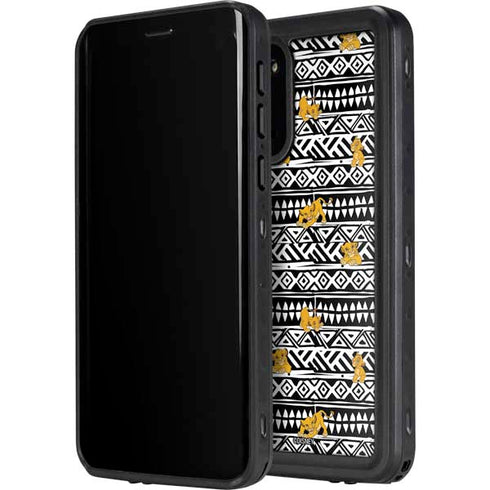 Disney The Lion King Simba Tribal Print Galaxy S20 Waterproof Case