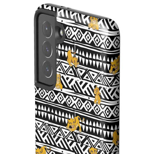 Disney The Lion King Simba Tribal Print Galaxy S21 5G Pro Case