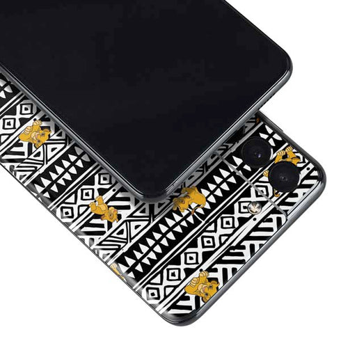 Disney The Lion King Simba Tribal Print Galaxy S21 Plus 5G Skin