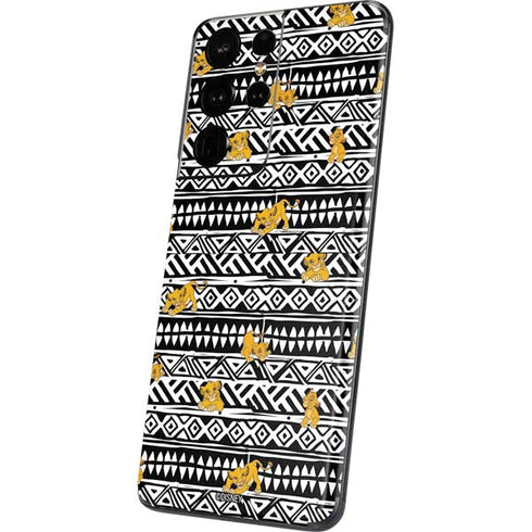 Disney The Lion King Simba Tribal Print Galaxy S21 Ultra 5G Skin