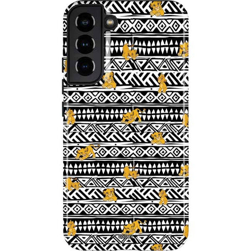Disney The Lion King Simba Tribal Print Galaxy S22 Plus Pro Case