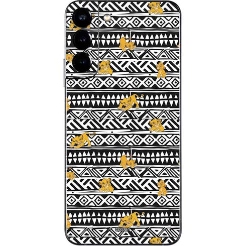 Disney The Lion King Simba Tribal Print Galaxy S22 Plus Skin
