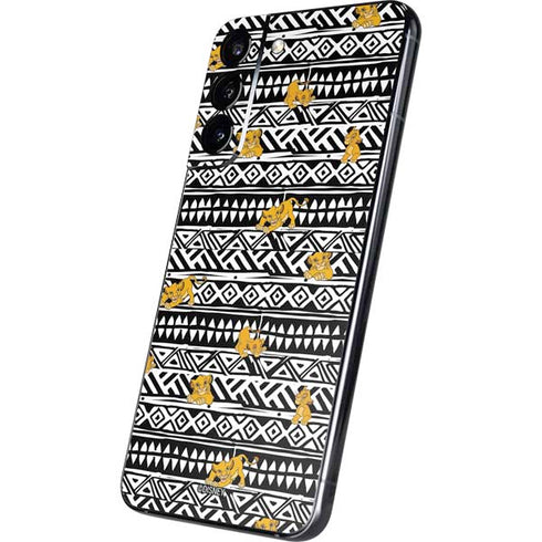 Disney The Lion King Simba Tribal Print Galaxy S22 Plus Skin