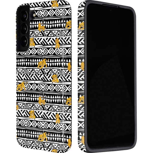 Disney The Lion King Simba Tribal Print Galaxy S22 Pro Case