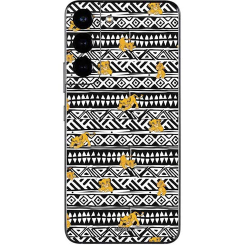Disney The Lion King Simba Tribal Print Galaxy S22 Skin