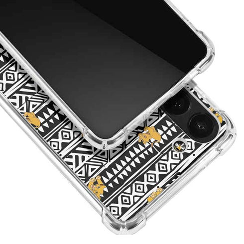 Disney The Lion King Simba Tribal Print Galaxy S23 Clear Case