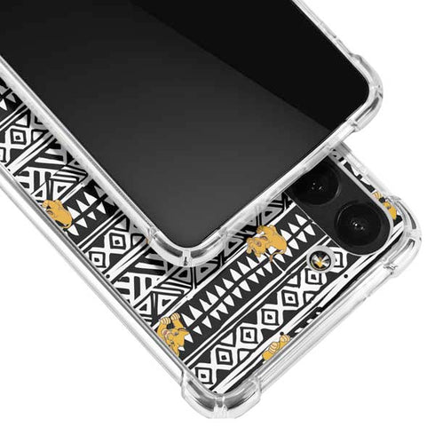 Disney The Lion King Simba Tribal Print Galaxy S23 Plus Clear Case