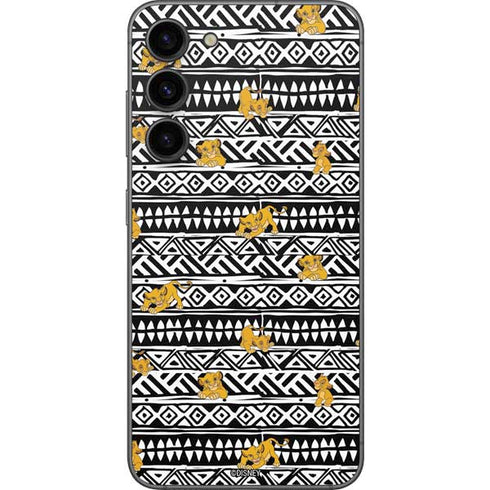 Disney The Lion King Simba Tribal Print Galaxy S23 Plus Skin