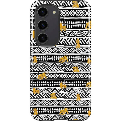 Disney The Lion King Simba Tribal Print Galaxy S23 Pro Case
