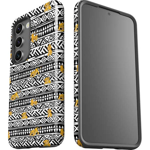 Disney The Lion King Simba Tribal Print Galaxy S23 Pro Case